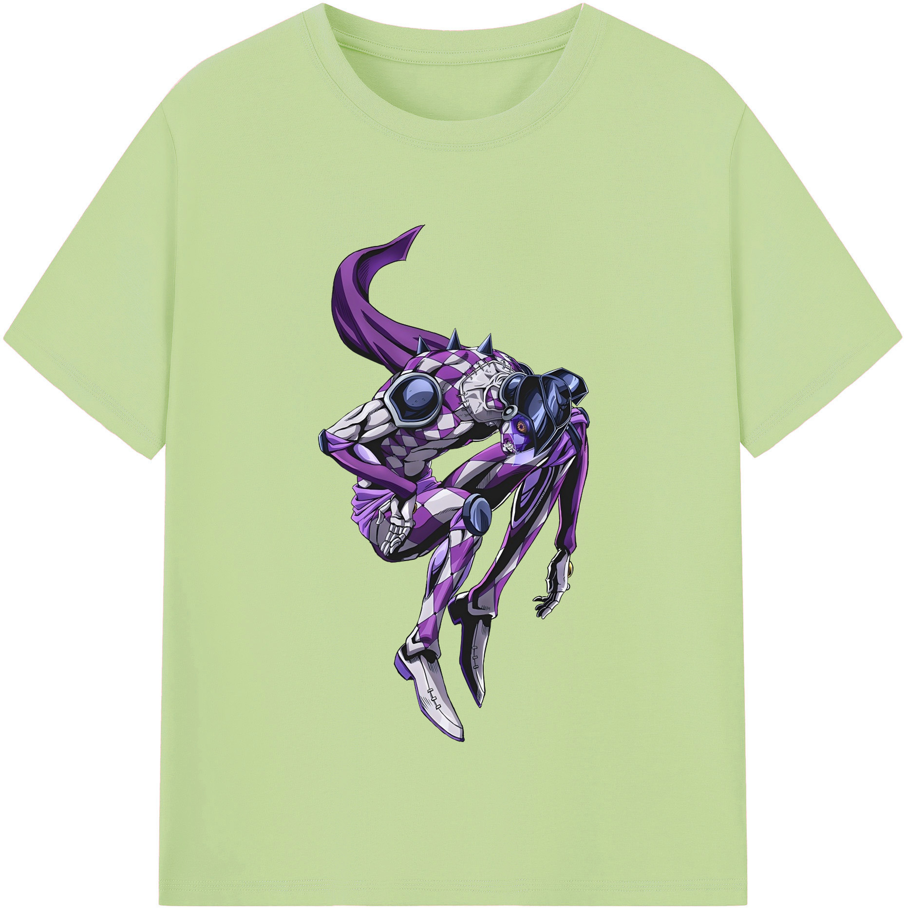 （画像用） ジョジョの奇妙な冒険 パンナコッタ?フー JoJo's Bizarre Adventure Pannacotta Fugo 綿100％半袖Tシャツ（フロントプリント）